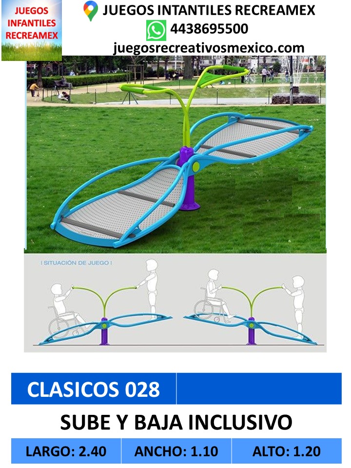 sube y baja inclusivo